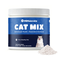 Poudre multi-nutriments riche en protéines pour le soutien immunitaire des animaux de compagnie, avec taurine et jaune d'œuf, pour chats et chiens de tous âges, 2 cuillères par jour, quantité pour 1 à 2 mois