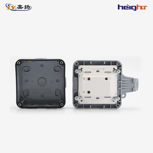 Boîte de prise extérieure étanche Heightz Mp2 16A 220V GFCI avec couvercle pour utilisation murale - Product Image 4