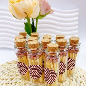 Boîte d'allumettes classique en verre <span class=keywords><strong>bleu</strong></span> clair avec logo personnalisé, cadeau de Noël, allumettes de sécurité colorées longues de type macaron - Product Image 3
