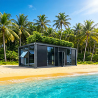 Maison pliante en kit |   Maison conteneur extensible |   Maison modulaire détachable pour usage temporaire ou permanent