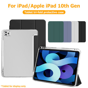 Étui pour tablette en cuir à trois volets, résistant aux chocs, pour Apple iPad Air 10.9 pouces, iPad Pro 11 pouces, livraison directe - Product Image 4