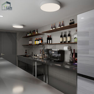 Bar Conteneur d'Extérieur Tendance Personnalisé avec Comptoir Pleine Longueur et Décoration Lumineuse - Product Image 4