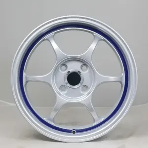 Jy advan流动成型铝合金车轮15x 7英寸轮辋改进设计4x100，用于乘用车车轮