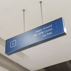 Custom Led <b>Illuminated</b> Directional Hotel Indoor Directional Wayfinding Signs Building Floor Signage for Shopping Mall - Product Image 5