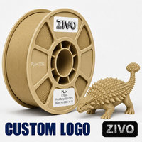 Filamen ZIVO PLA Kustom 1.75mm 1KG Grosir Langsung Pabrik OEM untuk Pencetakan 3D Bersertifikasi CE ROHS
