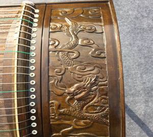 Dragão Tradicional Gravado <span class=keywords><strong>Guzheng</strong></span> Chinês Yangzhou <span class=keywords><strong>Guzheng</strong></span> 21 Cordas Cítara Instrumentos Musicais Chineses Antigos - Product Image 6
