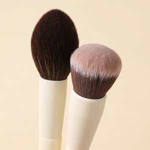 ชุดแปรงแต่งหน้าวีแกนขนสังเคราะห์สีขาวสุดหรูแบบมืออาชีพรุ่นใหม่ - Product Image 3