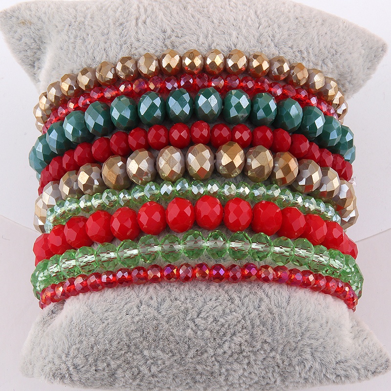 ブレスレット SCUDO shell mint pearl karen beads bracelet SBP.4B Shop Our 9pcs Flag Color Jewelry Set - Bohemian Style