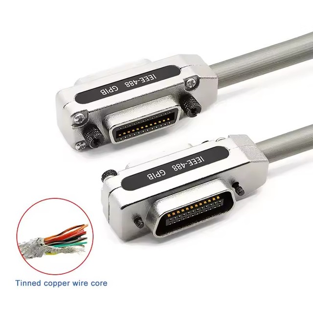 IEEE488 GPIB Control Data Industrial Cable ieee488 1/3/8M Data Transmission Line gbip Cable Terminals PCI Industrial Control Bus