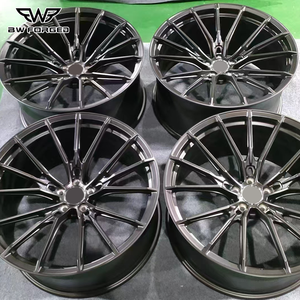 ล้อฟอร์จ BW สำหรับรถยนต์หรู ขนาด 18 19 20 21 22 นิ้ว 5x114.3 5x130 สีดำเงา โมโนบล็อก เว้า สำหรับ BMW M3 M5 <span class=keywords><strong>Audi</strong></span> A4 A5 - Product Image 1