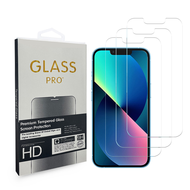 Special Offer High Quality 2 Pcs Pack HD Clean 2.5D 9H AGC Tempered Glass Screen Protector for 13 Mini Anti-Fingerprint