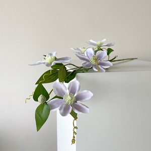 <b>Artificial</b> Clematis Silk <b>Flower</b> <b>Arrangement</b> 30cm-100cm Wedding Home Decor European Style - Product Image 2