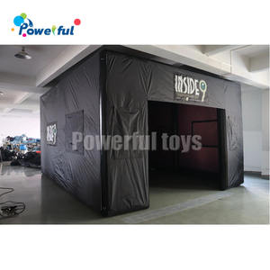 इनडोर घर पिछवाड़े Inflatable गोल्फ मार पिंजरे Inflatable गोल्फ अभ्यास सिम्युलेटर कमरे उच्च प्रभाव के साथ स्क्रीन - Product Image 1