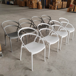 Modern Design Indoor/Outdoor <strong>Stackable</strong> Plastic Cafe <strong>Chairs</strong> Colorful <strong>Garden</strong> and Dining <strong>Chair</strong> for Apartment Gym-Wholesale - Product Image 1