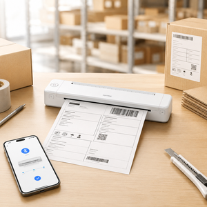 เครื่องพิมพ์สติกเกอร์แบบพิมพ์ความร้อนโดยตรง Xprinter T8 สำหรับงานพิมพ์ฉลากสินค้าในคลังสินค้าอีคอมเมิร์ซ - Product Image 1