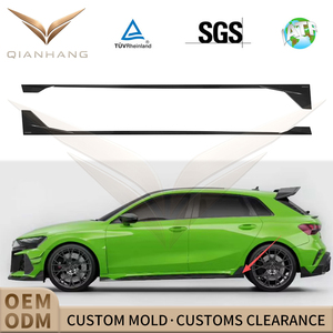 Jupes latérales en fibre de carbone style SQ pour RS3 8Y Sedan <span class=keywords><strong>Sportback</strong></span> 2021+ - Product Image 3