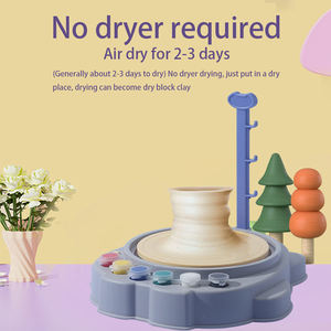 卸売電気陶器機 & ポリマークレイDIY手作りプレイドウ & スライムセットキッズギフトボックス用無料焼き - Product Image 5