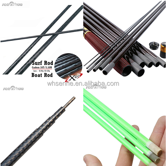 Solid Toray 100% Carbon Fishing Rod Blank Ultra-Light Body