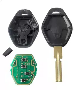 Auto carro remoto chave para BMW EWS 3 botão 433MHz PCF7935 ID44 chip de transponder