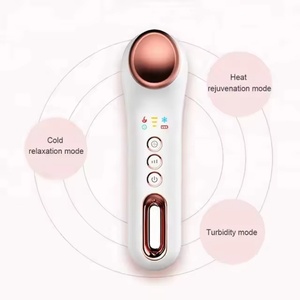 Masseur oculaire vibrant chaud et froid rechargeable, appareil portable pour soulager la fatigue oculaire, réduire les cernes et revitaliser la peau - Product Image 1