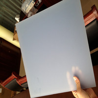Feuille acrylique givrée Alands 4*8 pieds, feuille diffuseur givrée transparente LED 2mm 3mm