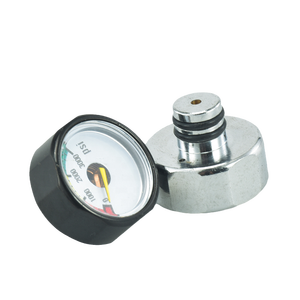 Manômetro <span class=keywords><strong>Mini</strong></span> Modelo Double-An 111A 2.5mpa com Roscas M10 1 peça Medidor de Pressão para PCP Paintball Extintor de Incêndio 1 Ano de Garantia - Product Image 4