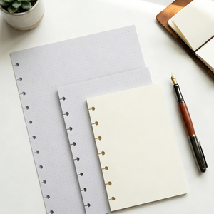 Papel de Recambio para Cuaderno Discbound A4 A5 B5 B6, Hojas Sueltas con Cuadrícula de Puntos, Páginas Interiores <span class=keywords><strong>Cornell</strong></span>, 60 Hojas, para Planificador - Product Image 2