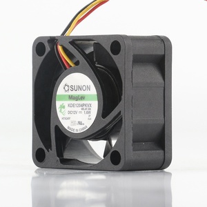 Sunon 5V 24V 48V DC 12V 1,6 W AC EC 4020 40X40X20MM 4CM Maglev alto volumen de aire interruptor rodamiento 3 hilos <span class=keywords><strong>KDE1204PKVX</strong></span>(MS) ventilador de refrigeración - Product Image 1
