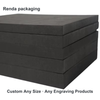 Plateau d'insertion en EVA découpé sur mesure par CNC pour cadre de présentation de cartes à collectionner TCG et sportives Renda Packaging