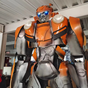 حفلة عيد ميلاد ترحيب روبوت زي حفلة أزرق الكبار يمكن ارتداؤها محولات ليد زي روبوت - Product Image 3