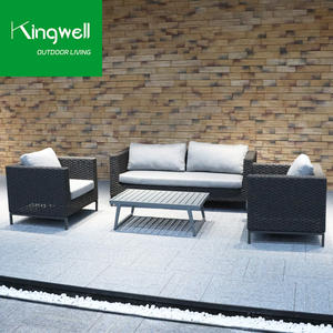 Ensemble <span class=keywords><strong>de</strong></span> meubles d'extérieur en <span class=keywords><strong>résine</strong></span> avec corde <span class=keywords><strong>de</strong></span> rotin tissée pour patio et <span class=keywords><strong>jardin</strong></span> - Product Image 2