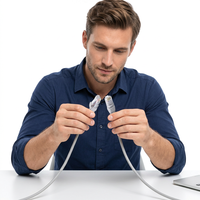 RJ45 Abgeschirmtes Cat6 UTP-Patchkabel mit CCA-Leitern für Ethernet