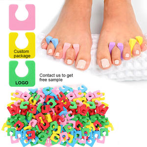 Hete Verkoop Individuele Pedicure Enkele Zachte Schuim Eva Teen Separator Vingerverdeler Schoonheid Voettherapie Tools Nal Polish Applicatie - Product Image 1