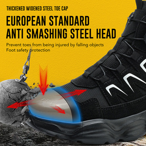 <span class=keywords><strong>Stivali</strong></span> di Sicurezza Impermeabili con Punta in Acciaio, Antiurto, Antiperforazione, Resistenti all'Usura, Comodi per Lunghe Permanenze in Piedi - Product Image 3