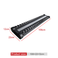 Barra de Luces LED Matrix Strobe de 500W, Doble Fila, DMX RGBW, Pixel Bar Wash Light para Clubes, DJ, Efectos de Iluminación de Escenario YB48A, Precio al por Mayor