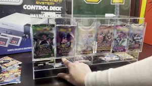 Support de rangement empilable populaire en acrylique pour boosters de cartes à collectionner - Product Image 3