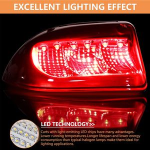 Kit de Luces Traseras LED de 12V y 3 Cables para Carrito de Golf, Reemplazo de Luces Traseras para Club Car Precedent 2004 y <span class=keywords><strong>Tempo</strong></span> 2018 OE 102528901 102579001 - Product Image 4