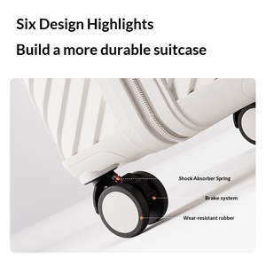 Nuova Valigia Rigida con Ruote e Maniglia Orizzontale Larga, 20/24/26/28/30 Pollici, Espandibile, con Serratura TSA, Ecologica, <span class=keywords><strong>Grande</strong></span> Capacità - Product Image 2
