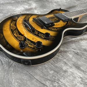 Guitarra Eléctrica Personalizada Zakk Wylde Audio <span class=keywords><strong>Odin</strong></span> Viking Estilo Tótem Cuerpo <span class=keywords><strong>de</strong></span> Arce Caoba Envío Rápido - Product Image 1