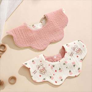 100% Cotton Feeding Scarf Bids for <b>Baby</b> 6-layer Bibs Newborn <b>Baby</b> Cotton Gauze Saliva Towel <b>Muslin</b> Bibs - Product Image 4