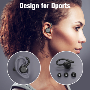 หูฟังไร้สายแบบ TWS รุ่นปี 2026 <span class=keywords><strong>BT</strong></span> 5.3 คุณภาพเสียง HiFi ชิปเซ็ต JL แบบใส่ในหู กันน้ำ IPX7 พร้อมที่เกี่ยวหูแบบ Bone Conduction สำหรับเล่นกีฬา - Product Image 3