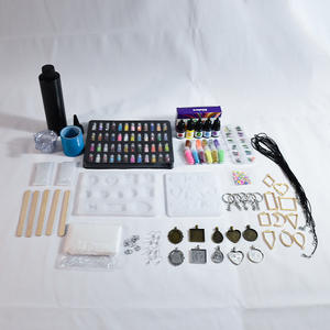 <span class=keywords><strong>Kit</strong></span> de fabrication de <span class=keywords><strong>bijoux</strong></span> en résine époxy UV, <span class=keywords><strong>kit</strong></span> de résine époxy UV cristalline pour débutants, durcissement à la lumière UV pour la résine époxy - Product Image 2