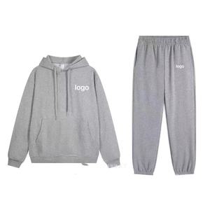 Set Felpa con Cappuccio Unisex di Alta Qualità in Cotone e Poliestere, Taglie Grandi, Manica Lunga, Personalizzabile - Product Image 1