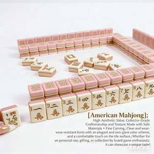 Nuevo Producto: Juego de Mahjong Acrílico, Fichas de Mahjong Coloridas Tipo Gelatina, Colores Personalizables, Juegos Familiares, Clubes Sociales, Clubes Recreativos - Product Image 1