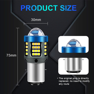 Ampoule de phare de moto Kaidengzhe populaire, blanche et jaune, 12 à <span class=keywords><strong>80</strong></span> volts, faisceau haut et bas, H4 BA20D, pour motos - Product Image 2