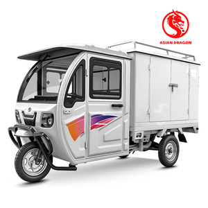 Triciclo Eléctrico Grande y Cerrado de 60V 1200W de Alta Resistencia con Autonomía de 30-50km para Entregas y Uso Agrícola, Motor de Alta Potencia de 1000W - Product Image 5