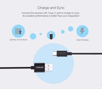 Câble de données USB C Type C Câble de chargement de téléphone Cordons de câble pour téléphone portable