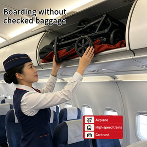 Cochecito de Bebé JXB XF188 Ultraligero, Plegable con una Mano, para Viajes, de 0 a 36 <span class=keywords><strong>Meses</strong></span>, EN1888, OEM, ODM - Product Image 2