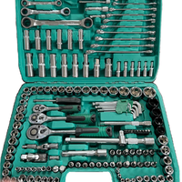 Kit d'outils de mécanique automobile CR-V de 151 pièces, personnalisé OEM, 1 ensemble pour la réparation de voitures et de vélos, outils manuels et électriques, y compris clé dynamométrique à cliquet