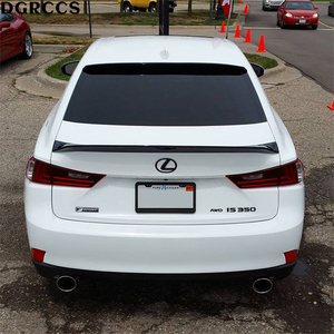 For IS E3 3rd Generation CT1 Style Carbon Fiber Rear Spoiler Trunk Wing 2013-2020 Carbon Fiber Rear - Product Image 2